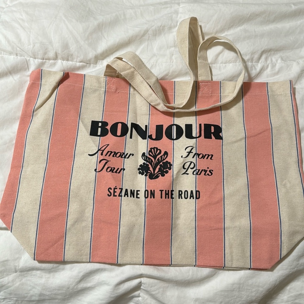 Sezane Canvas Tote